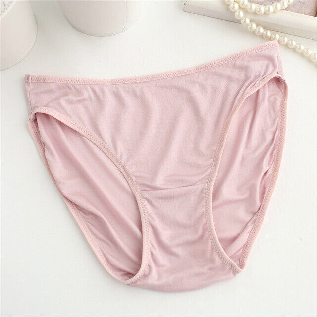 100% Mulberry Silk Underwear For Women Briefs Thin Silk Lady Panties Popular New