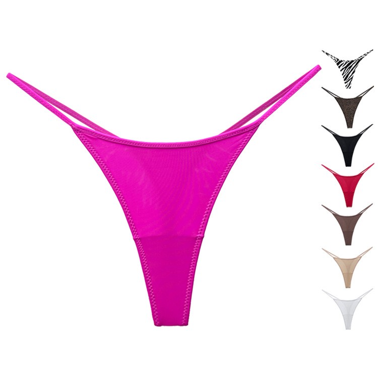 4 Pack Lot Sexy Womens G string Thongs Panties Ladies Underwear Lingerie Bikinis