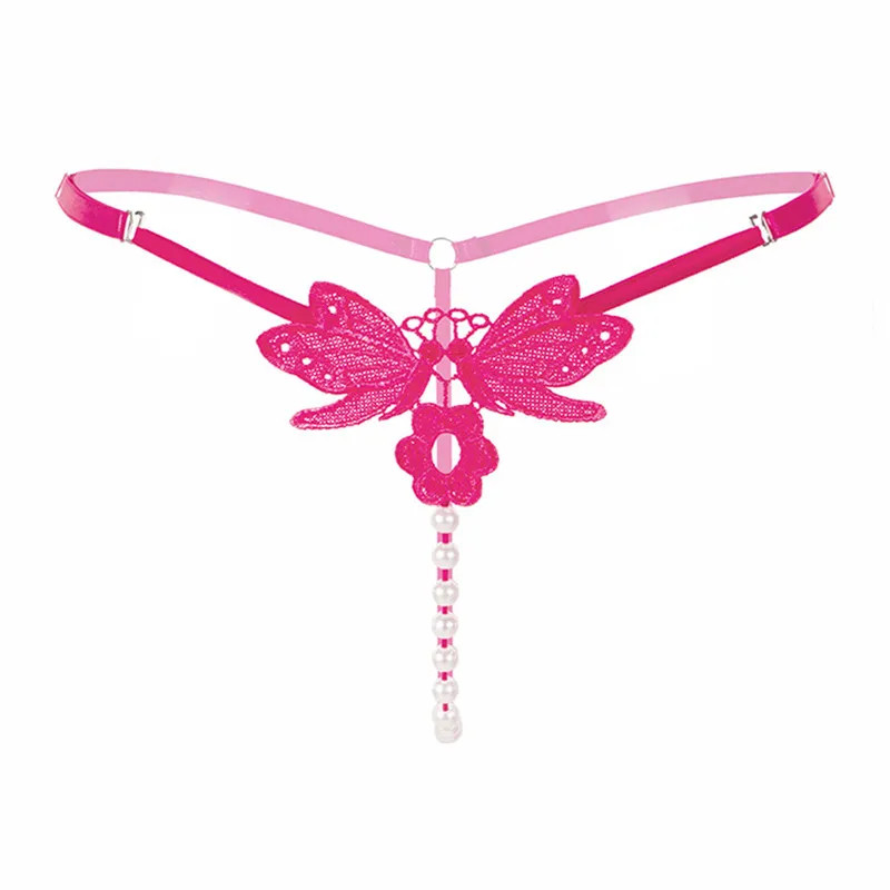 Sexy String Panties Women Butterfly G-Strings T-Back Thong Transparent Lingerie