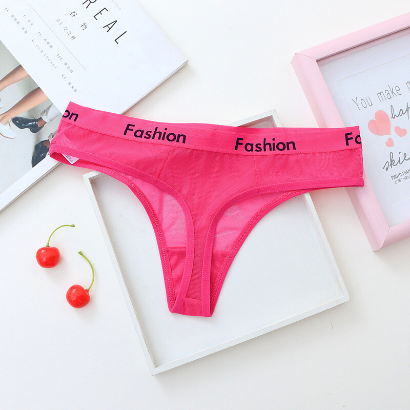 6 Pack Lot Sexy Womens Sheer See Through Panties Thongs G string Sissy Underwear