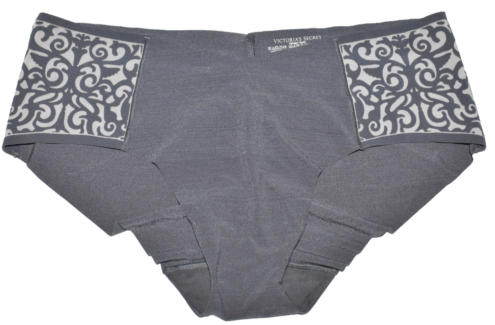 Victoria’s Secret No-Show Seamless Hiphugger Hipster Gray Panty Size (XL) New!