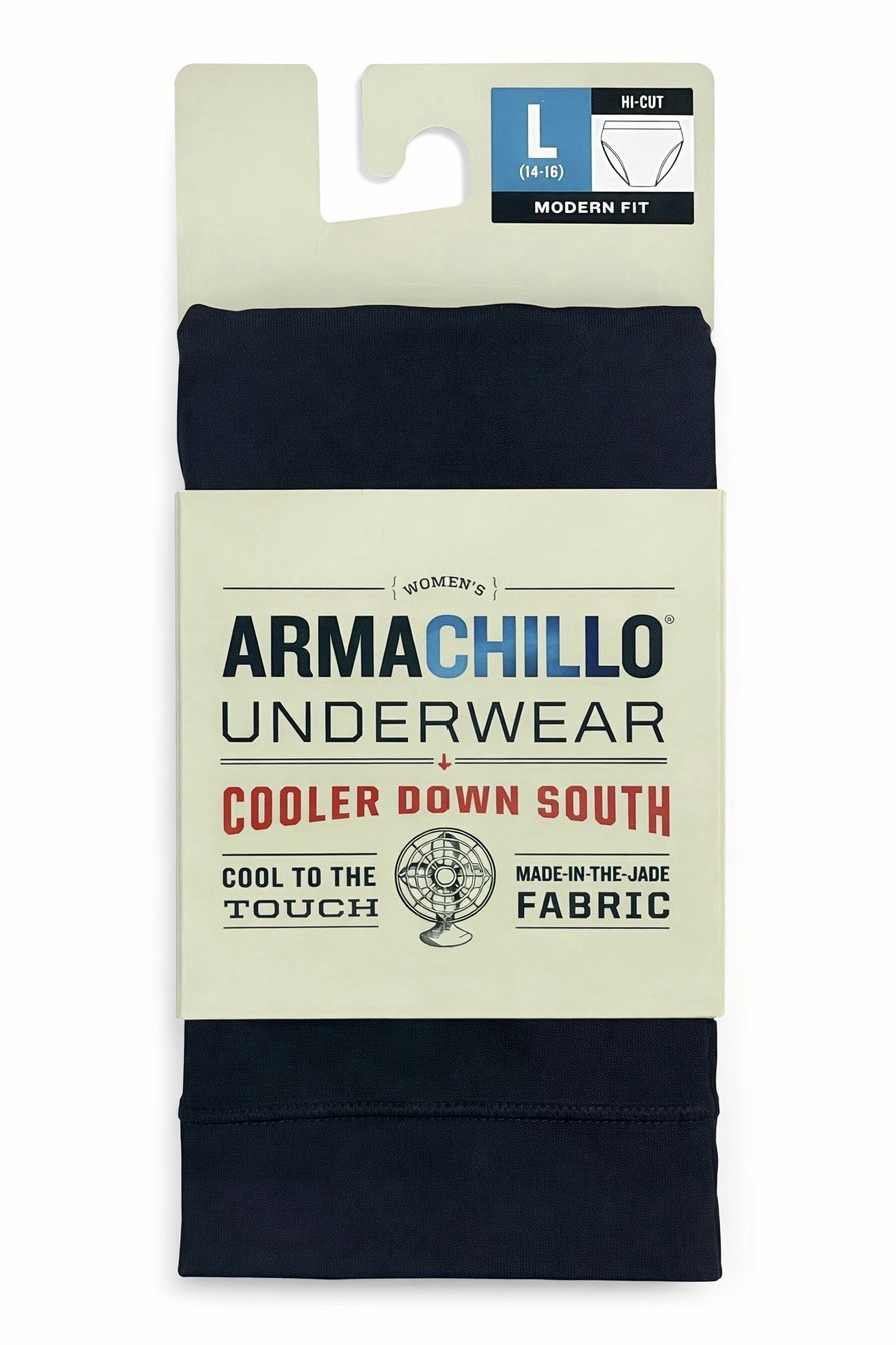 Duluth Women’s Armachillo Cooling Underwear Hi-Cut Brief/Black LARGE (14-16) NWT