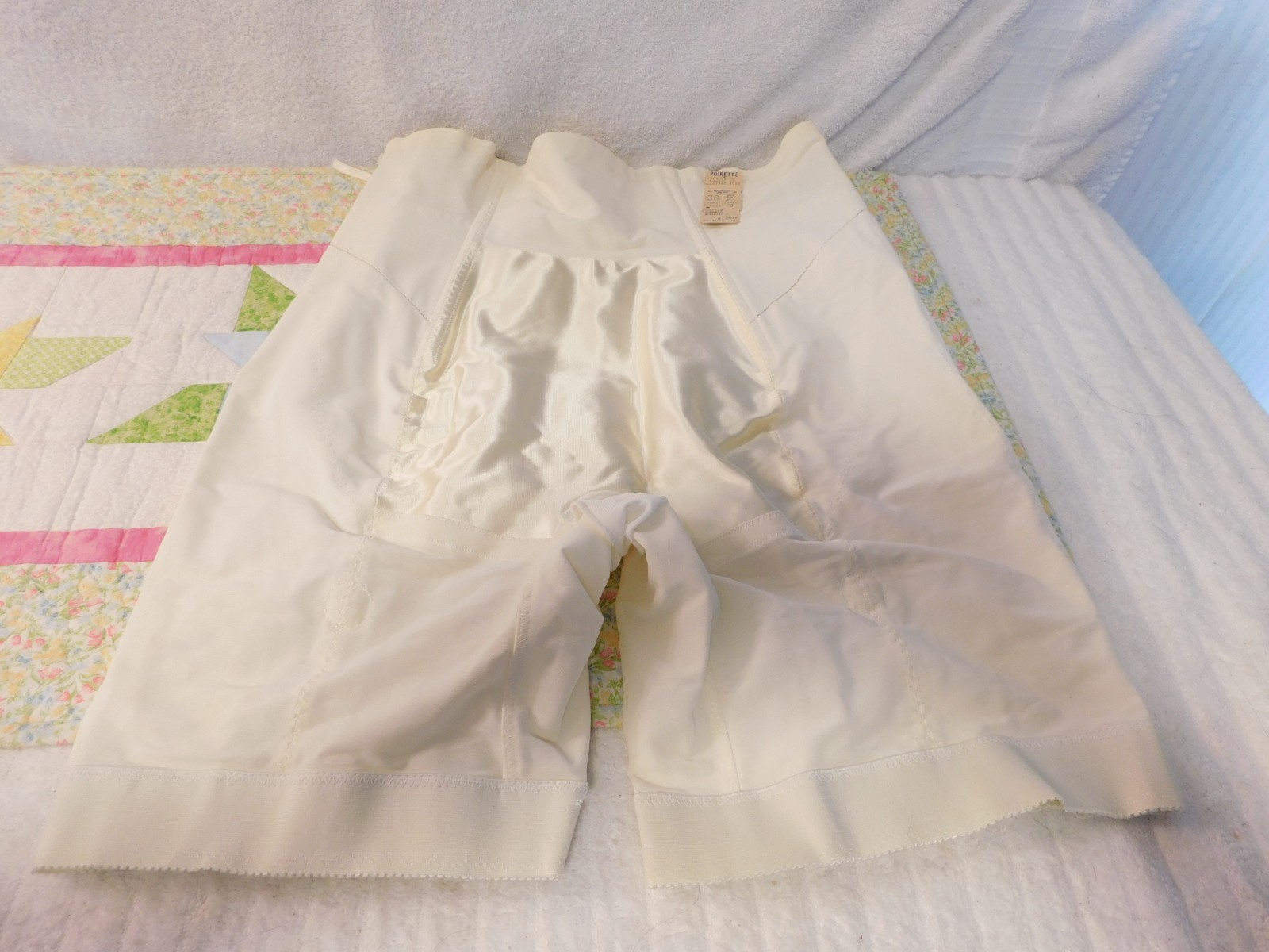 Poirette Promise High Waist Two Fold Panty w/Zipper Size 36 Damaged Box Item NWT
