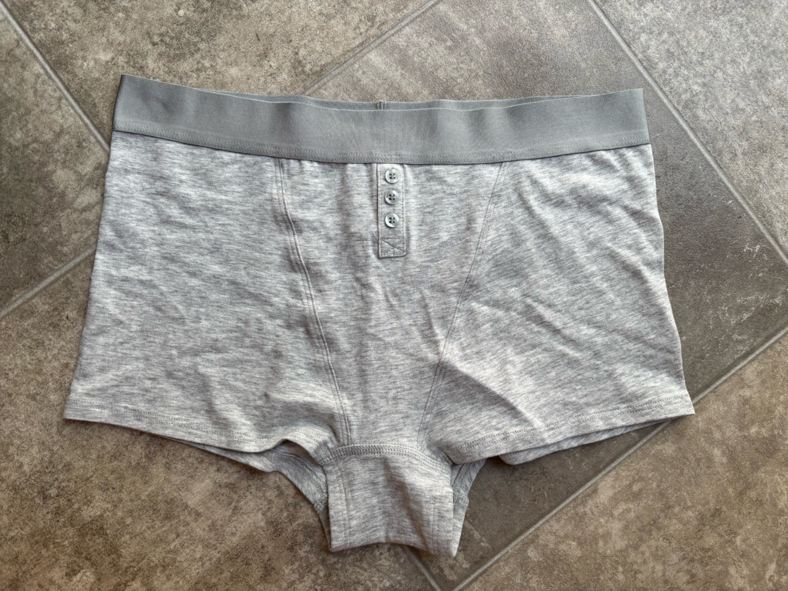Aerie Heather Shortie High Waisted Comfortable Grey Undies Lounge M