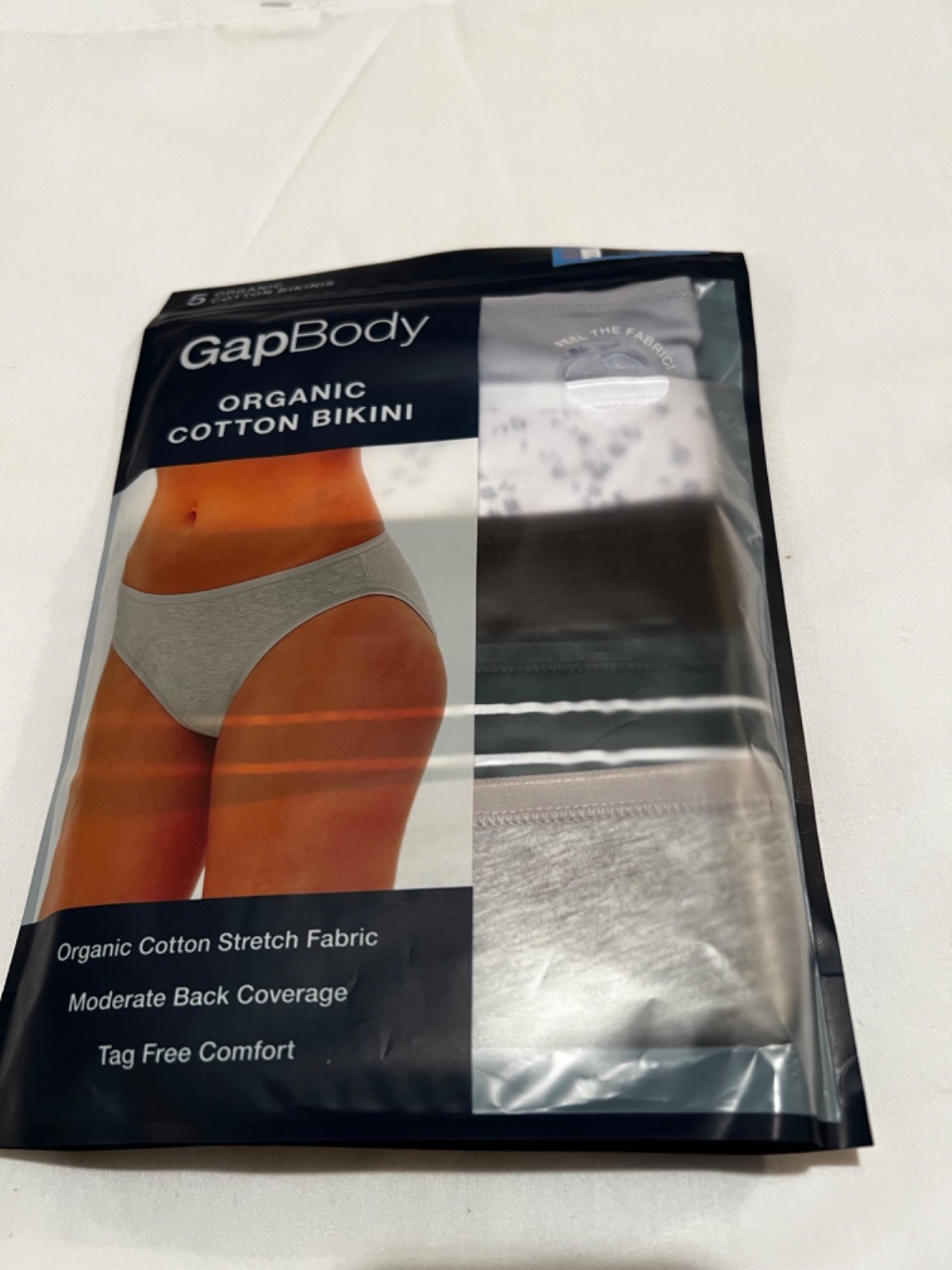 GapBody Organic Cotton Bikini Large Fashion Pack 5 Pack