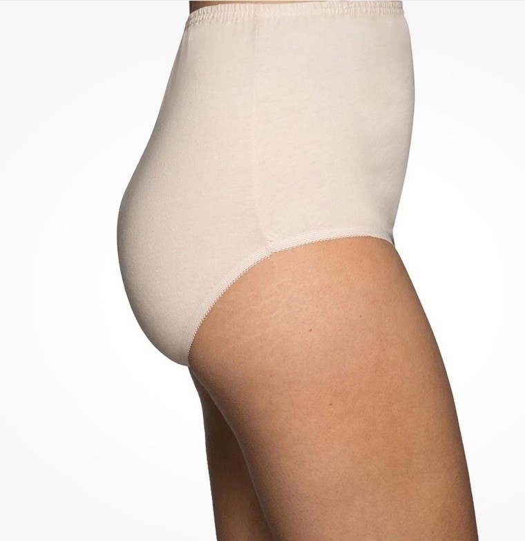 NIP Vanity Fair High Waisted Full Coverage Perfectly Yours PANTY Fawn Sz 12/5X