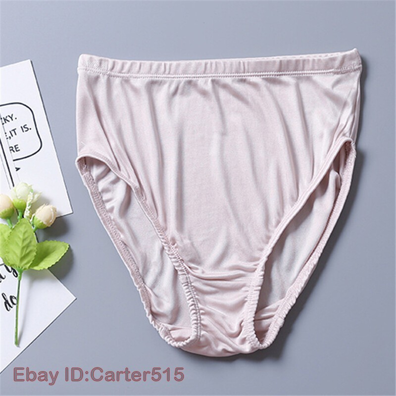 2pc Women Knitted Briefs Mulberry Silk Underwear Real Silk Lady Panties
