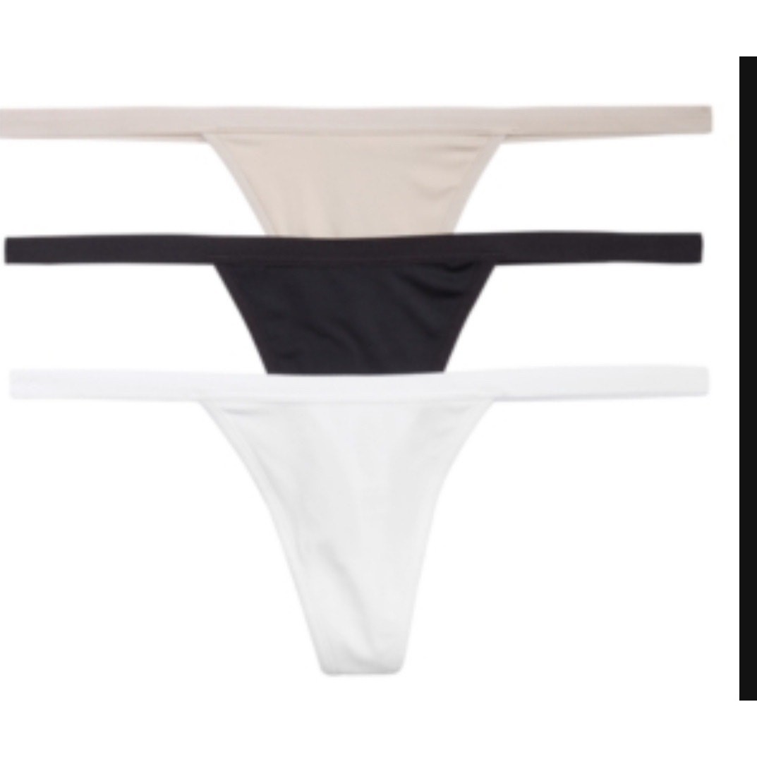 Brand New Leonisa Pack of 3 Women’s Size Medium Multi Colored Panties Thongs NEW