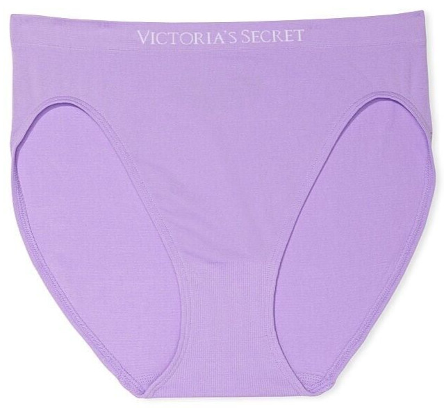 XL Heather SEAMLESS NOSHOW FULLCOVER Victorias Secret High Leg Waist Brief Panty