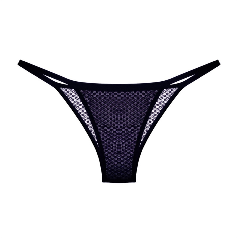 Sexy Women See Through Panties Low-Rise Thongs Lingerie Tangas Underwear Briefs
