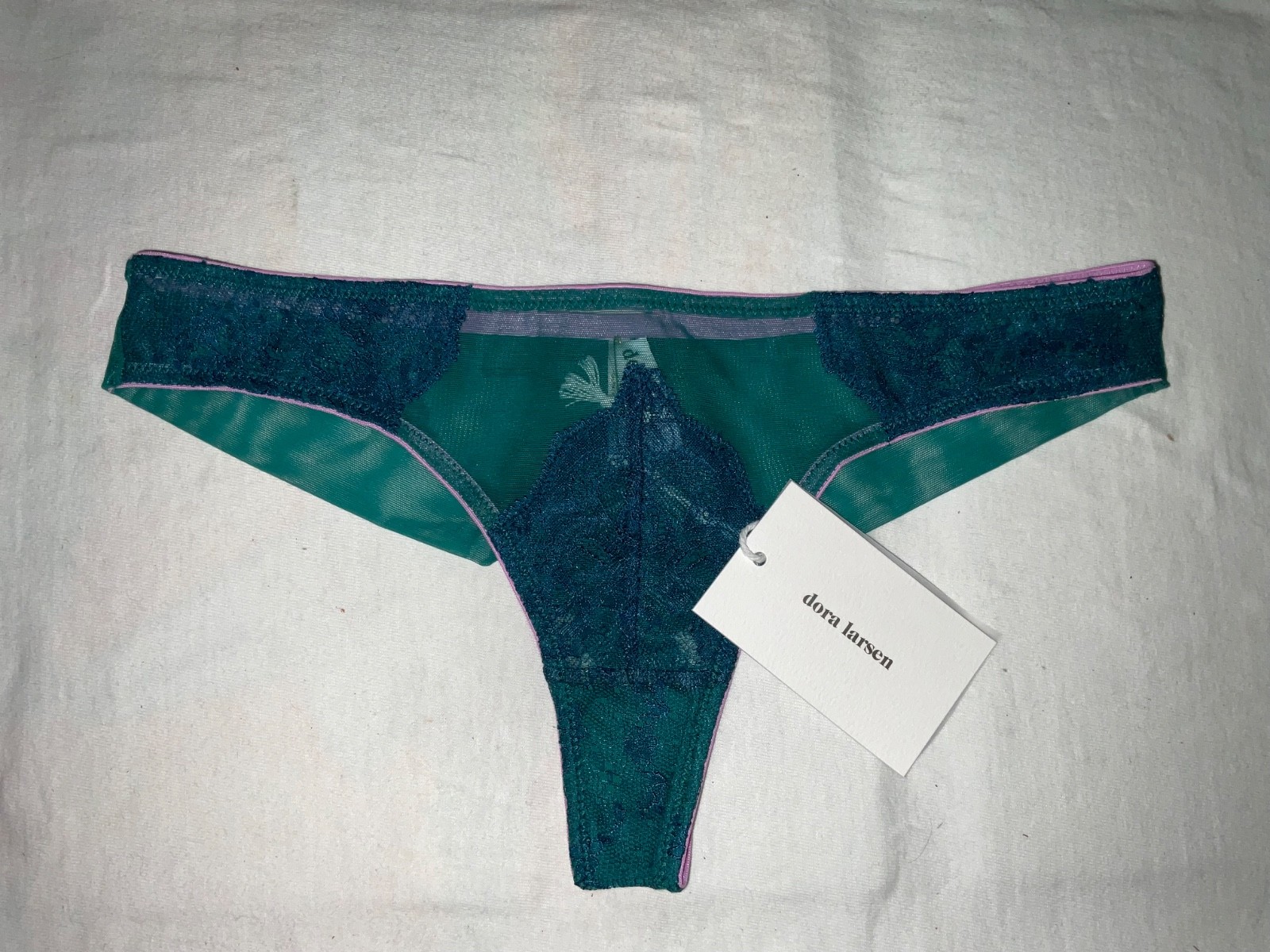 NEW Dora Larsen EILISH Thong CRANBERRY TEAL Womens CHOOSE SIZE 2, 4, 6, 8, 10,12