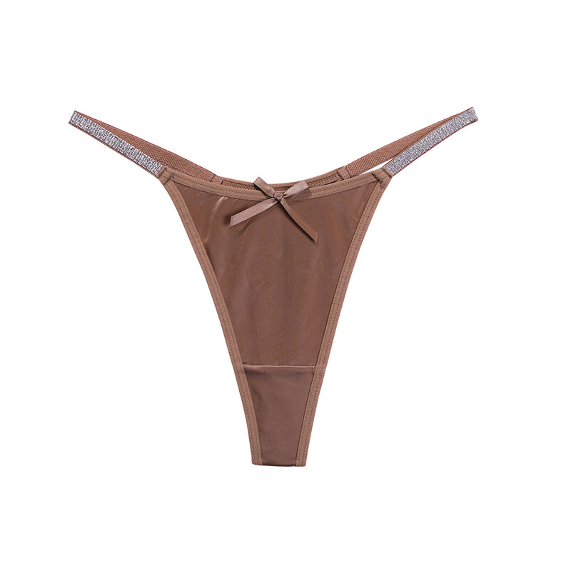 6 Pack Lot Sexy Womens String Bikinis Satin Panties Brief Thong Ladies Underwear