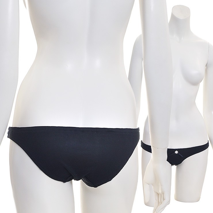 Japanese Teenage Schoolgirls Cotton Bikini Panties Flower Bow made in Japan L921