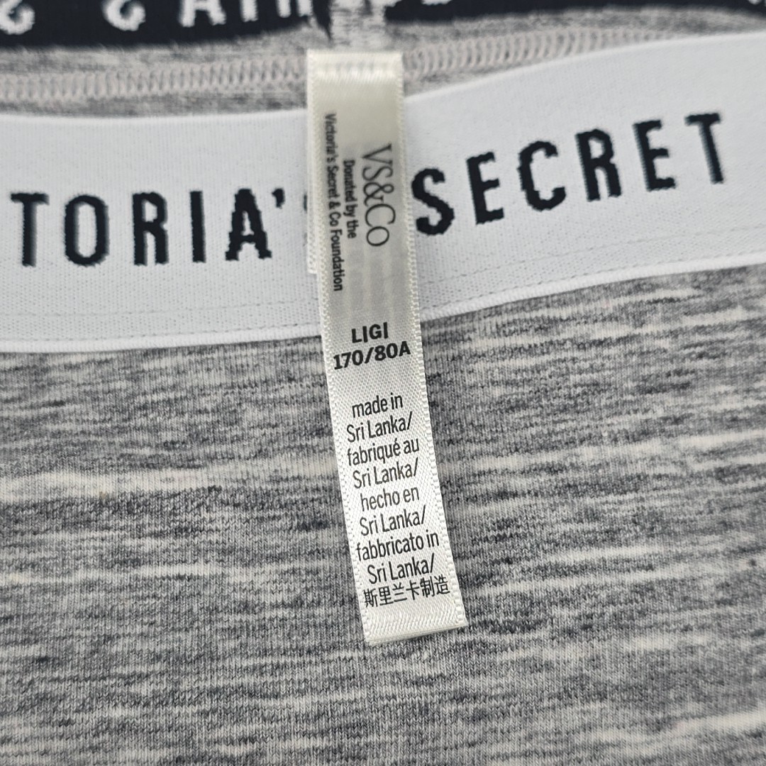 3pk New Victoria’s Secret Gray Hiphugger Hipster Panties Size Large 170/80A (ECC