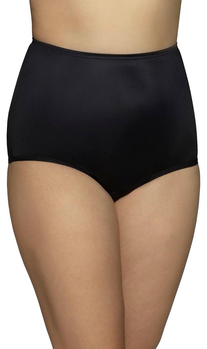 Vanity Fair Perfectly Yours Ravissant Tailored Brief Black 15712 3pk 5XL No Tag