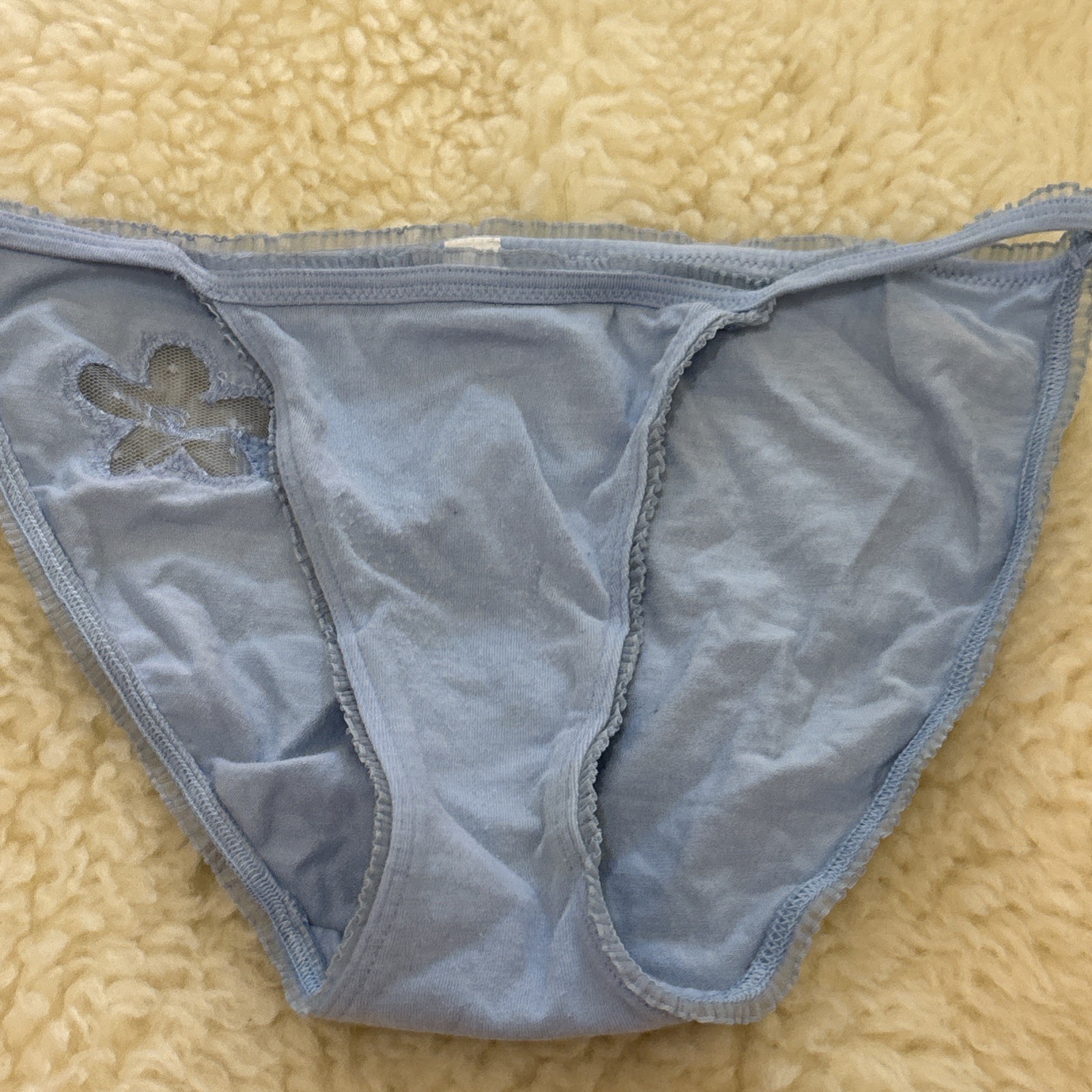 Vinatge PINK Victoria’s Secret String Bikini Panty #7500