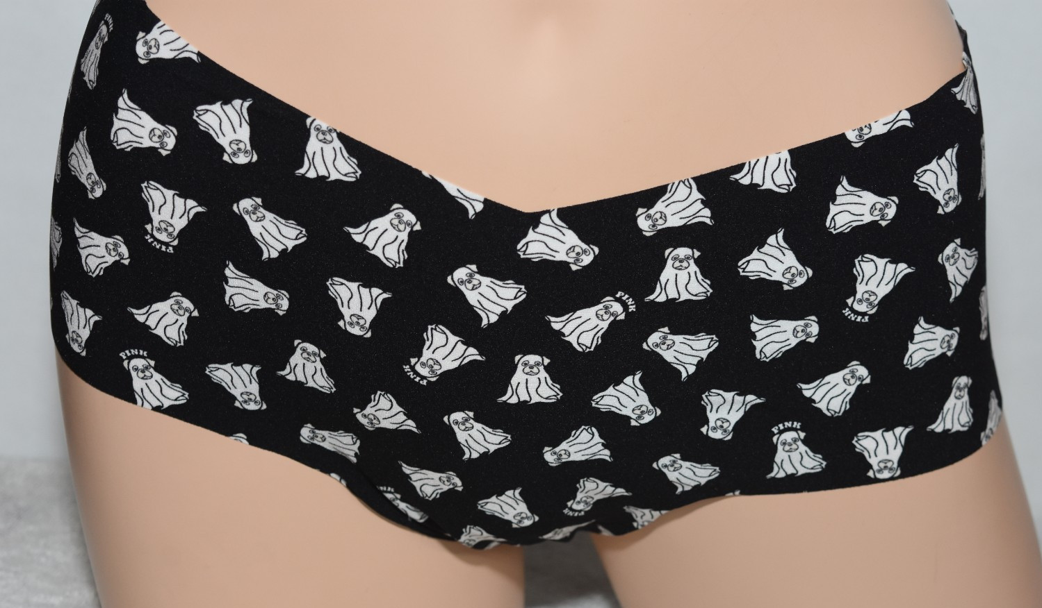 NWT Victoria’s Secret Pink Dog Ghost Halloween Hipster Panty 2X XXL