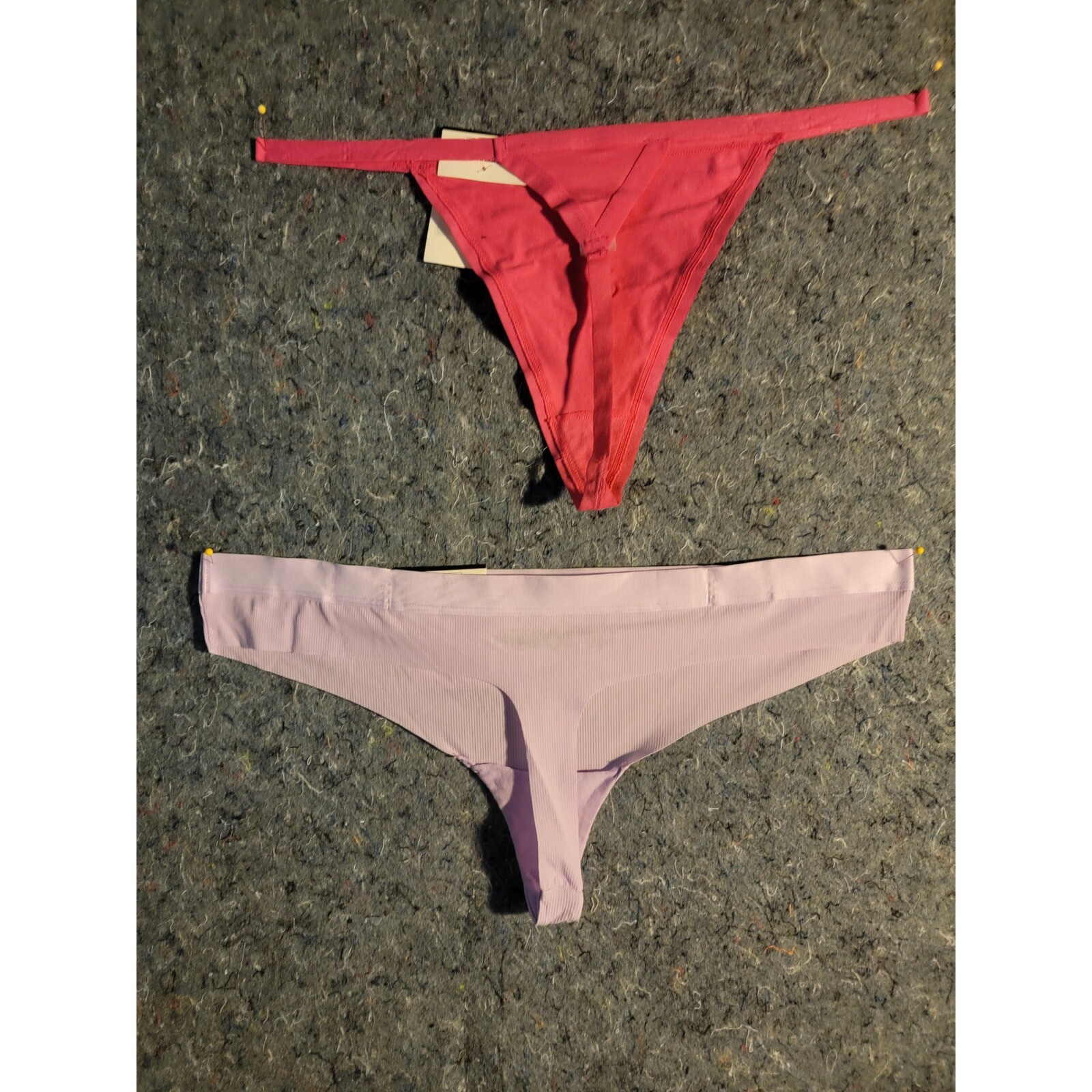 No Boundries Set of Two Size Thongs XL (15-17)