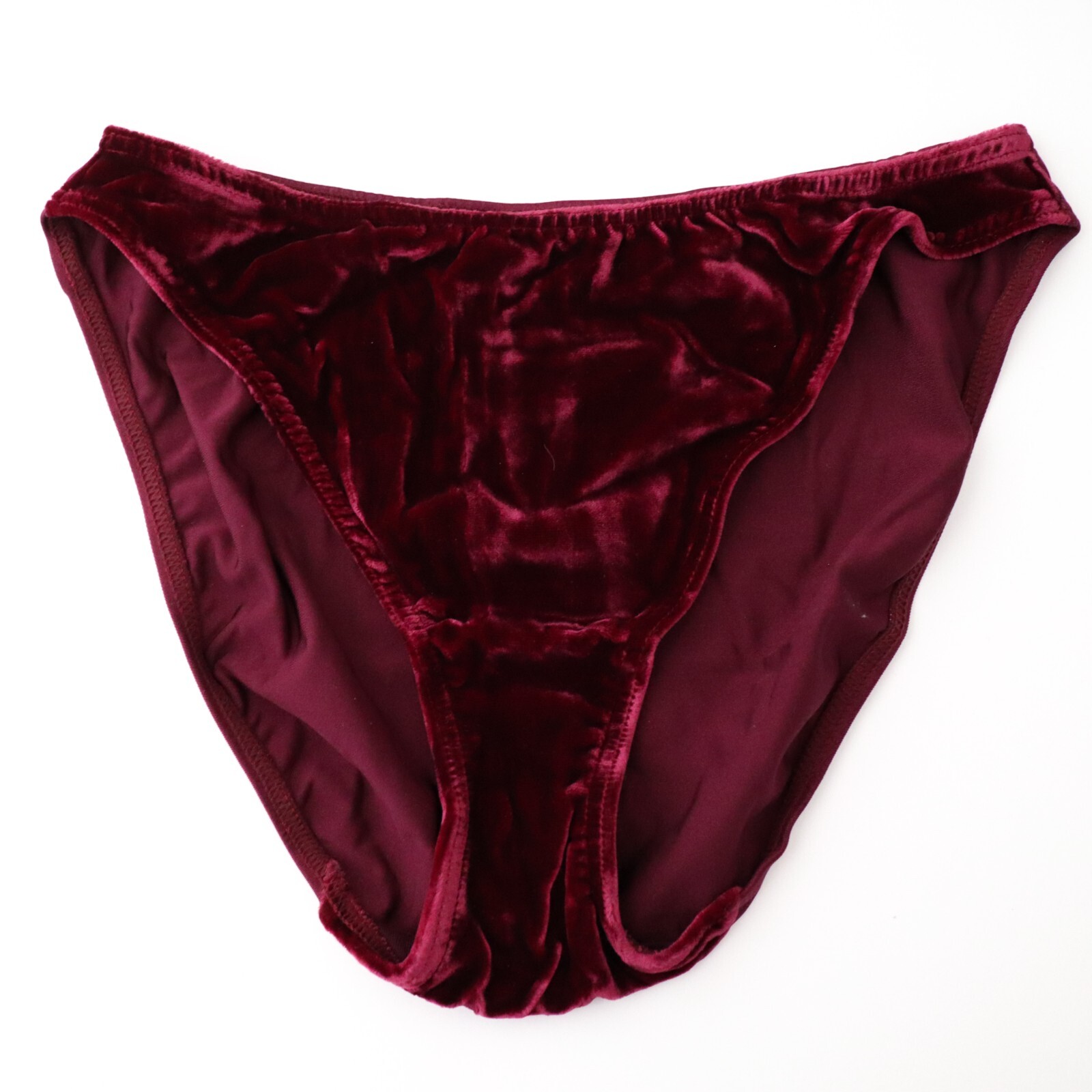 1 NEW TRUE VINTAGE 90s Velvet-Like & Silky Back Bikini Panties MEDIUM