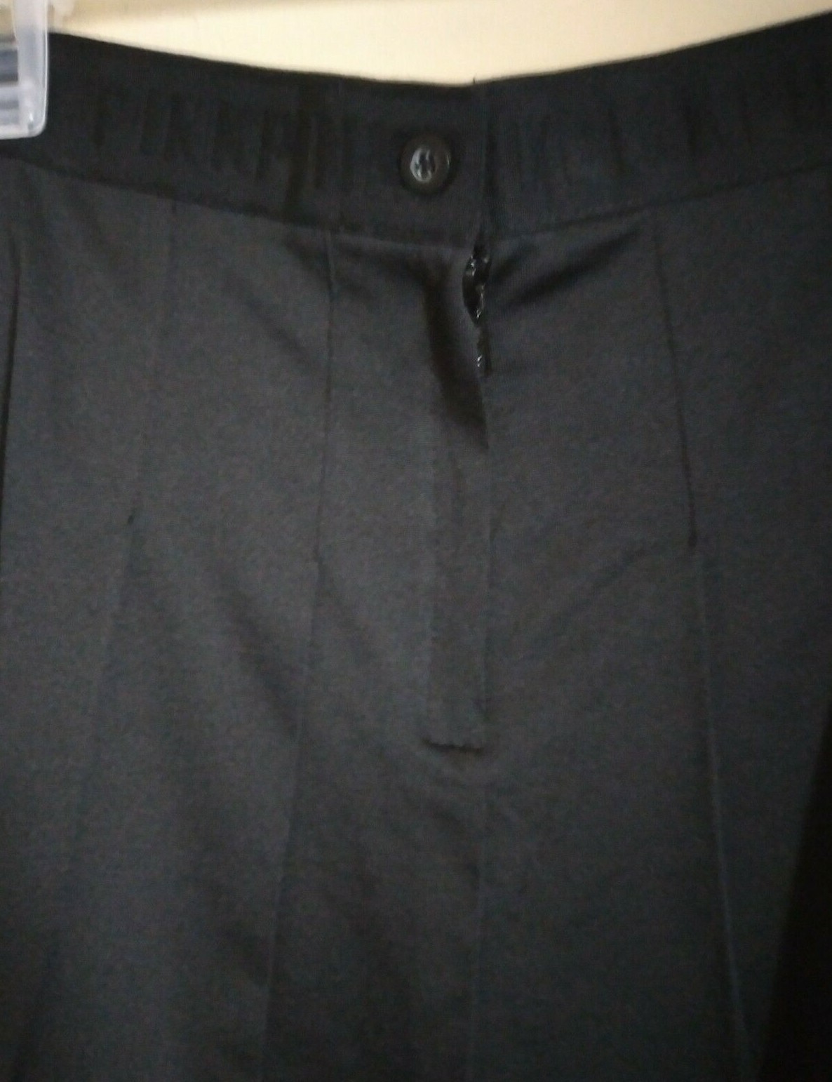 VICTORIA SECRET PINK PLEATED BLACK SKIRT WITH LOGO WAISTBAND!! NWOT!! LARGE