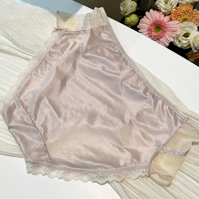 5 Pack Lot Sexy Womens Thin Satin Panties Briefs Sheer French Ladies Lingeries