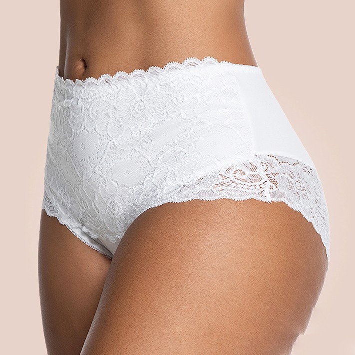 2 Pack Lot Sexy Ladies Womens Sheer Lace Panties Underwear High Rise Lingeries