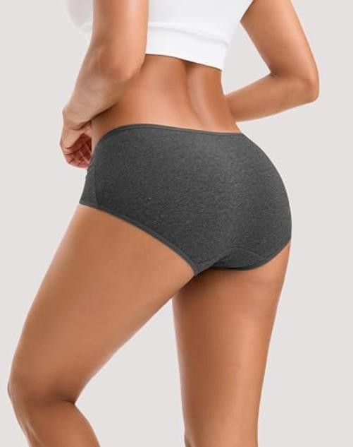 Womens Underwear Cotton Hipster Panties Regular & Plus 3X-Large Dark Vintage