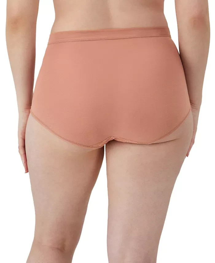 NWT 2-Pack Bali Women 2XL Breathe Lace High-Rise Brief Underwear DFCLBF Rose