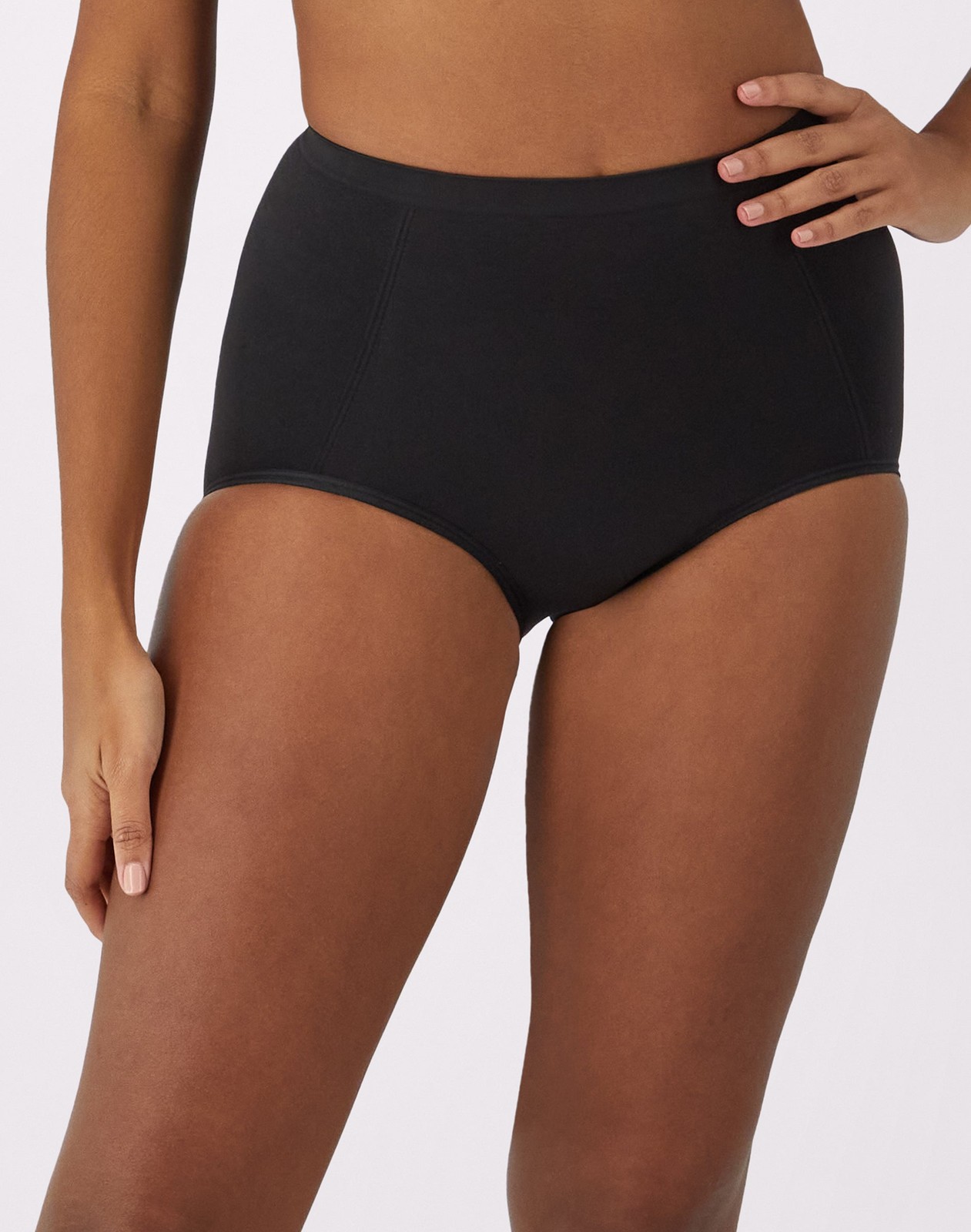 Bali Brief Panty 2-Pack Ultra Control Seamless Target Extra Firm Tummy Panel