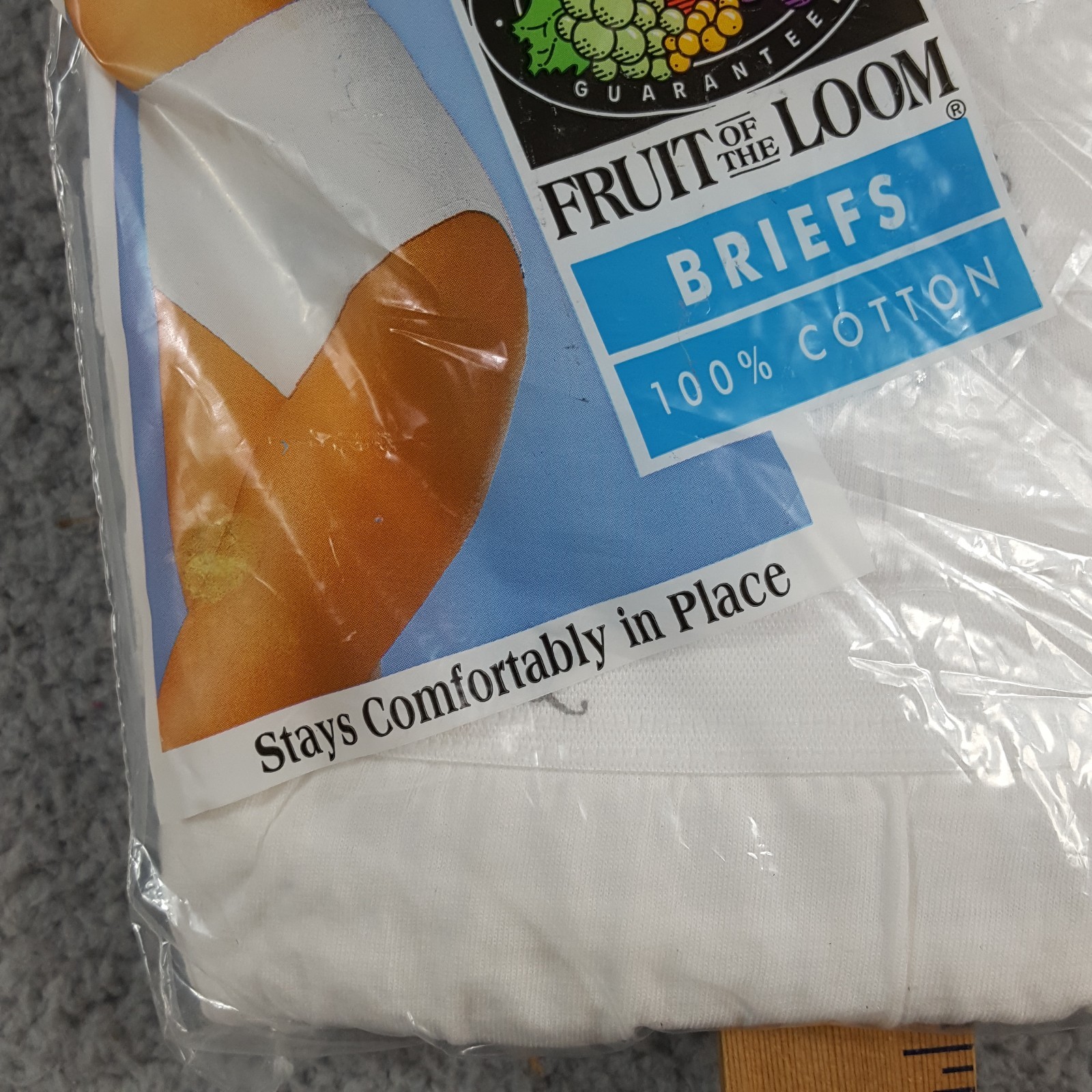90s Fruit Of The Loom Cotton Pack Of 3 Briefs Women’s Size 9 Underwear Vintage