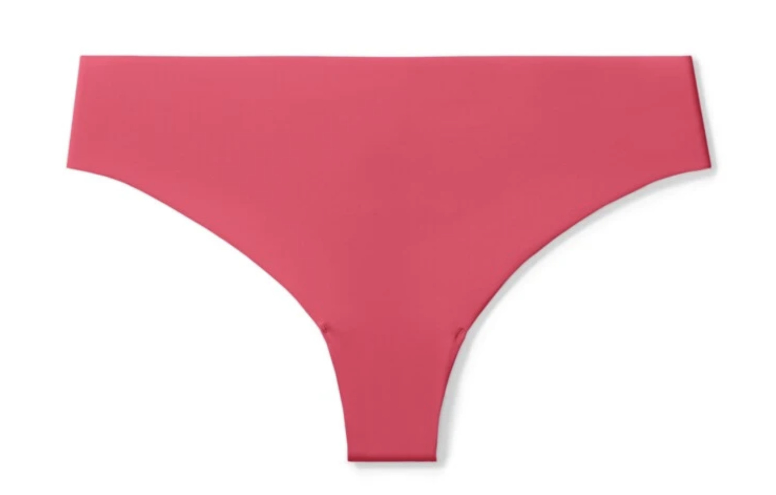 TRUE AND CO Body Raspberry Pink Thong Panty Underwear NEW Womens S 4-6 M 8-10