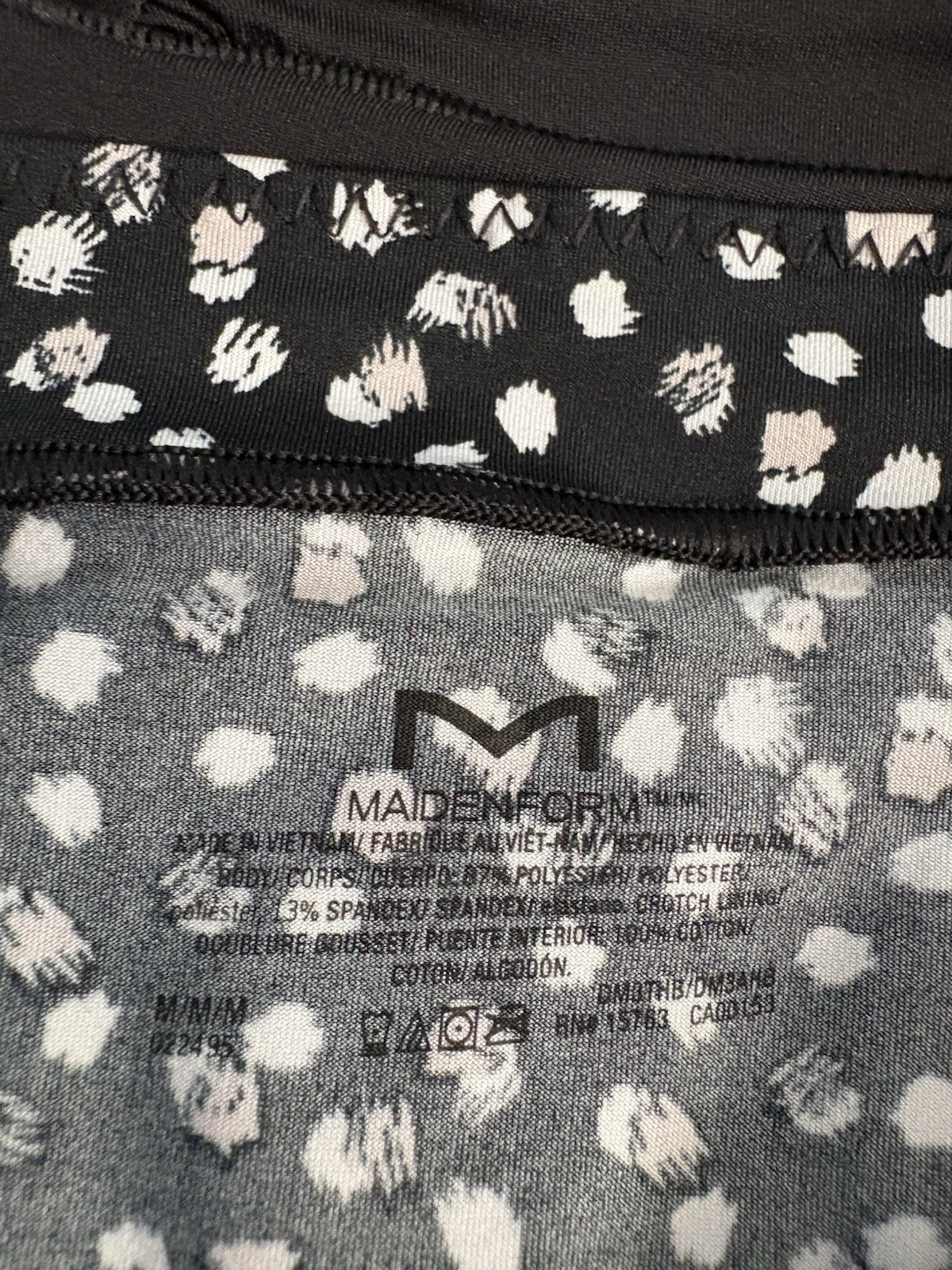NEW Maidenform Panty Everyday Luxe Hi Leg 3-Pack Size Medium 6 DM3THB Multicolor