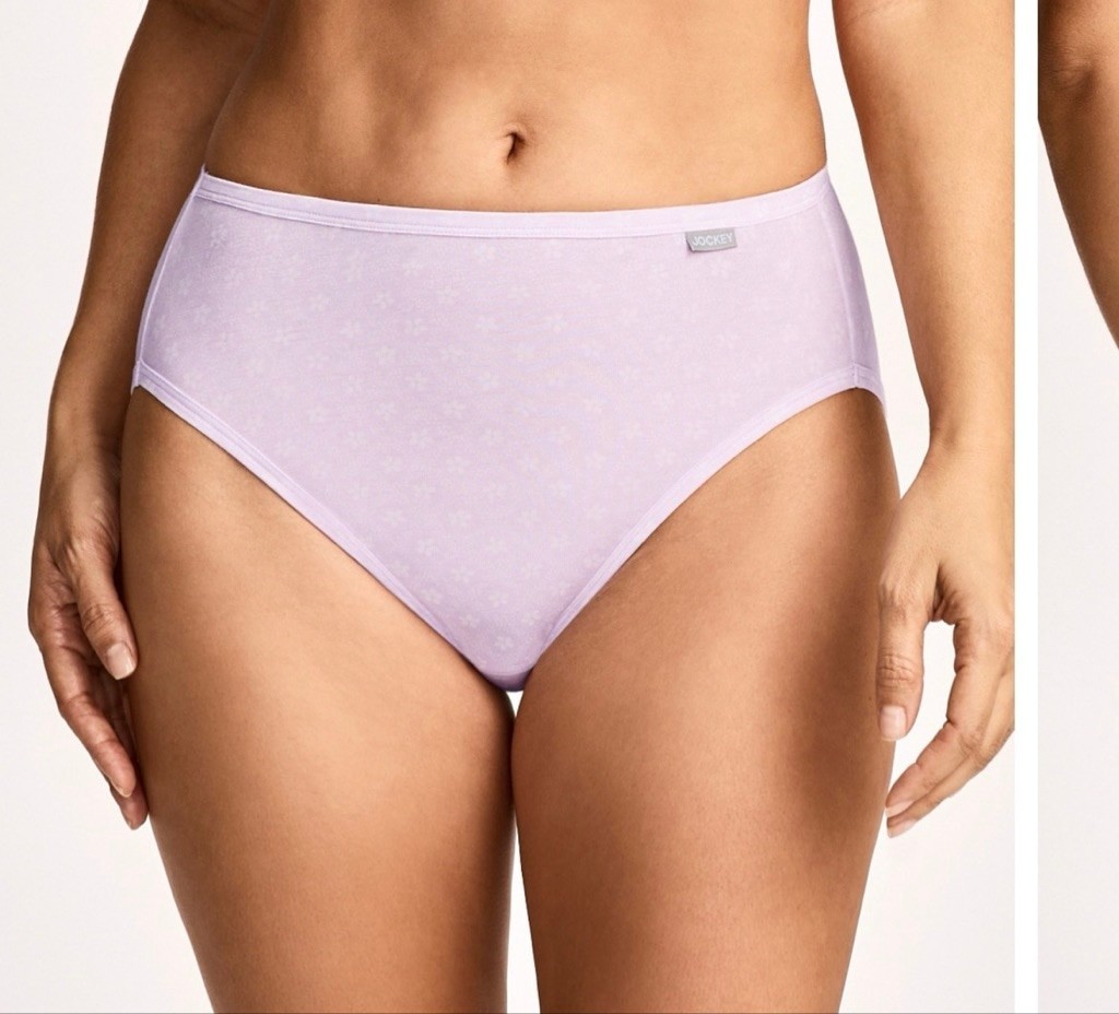 Women’s Jockey Supersoft French Cut Panties 3-Pack XL (8) Purple Pink