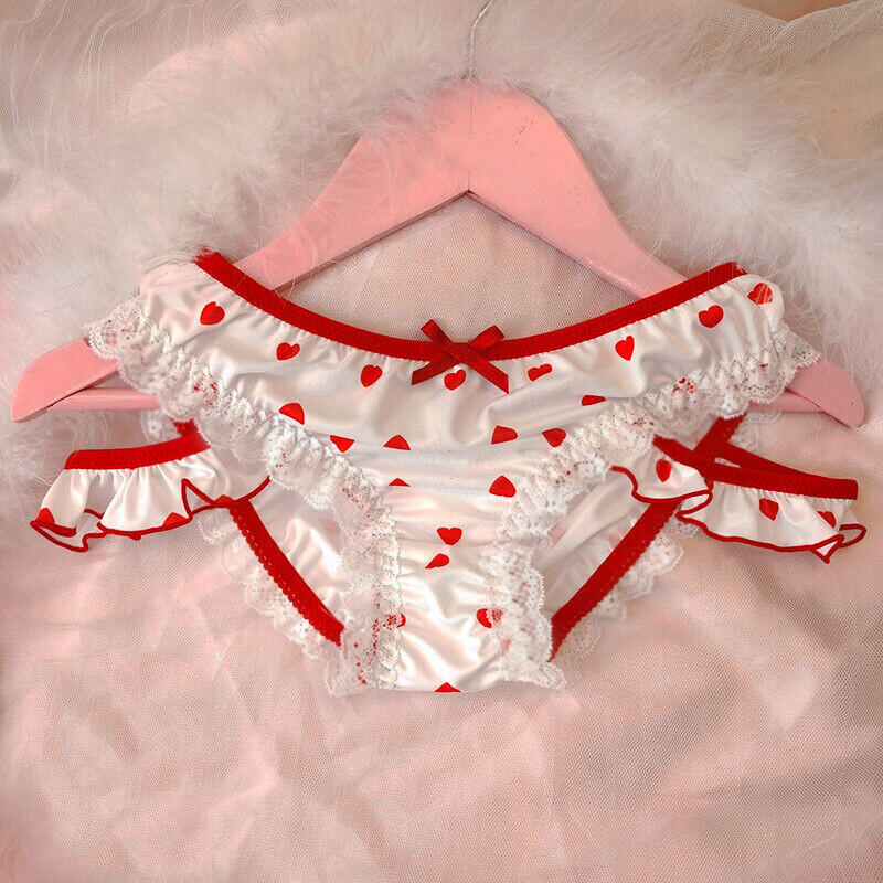 Cute Sweet Girls Ruffles Panties Underpants Japanese Lolita Briefs Princess
