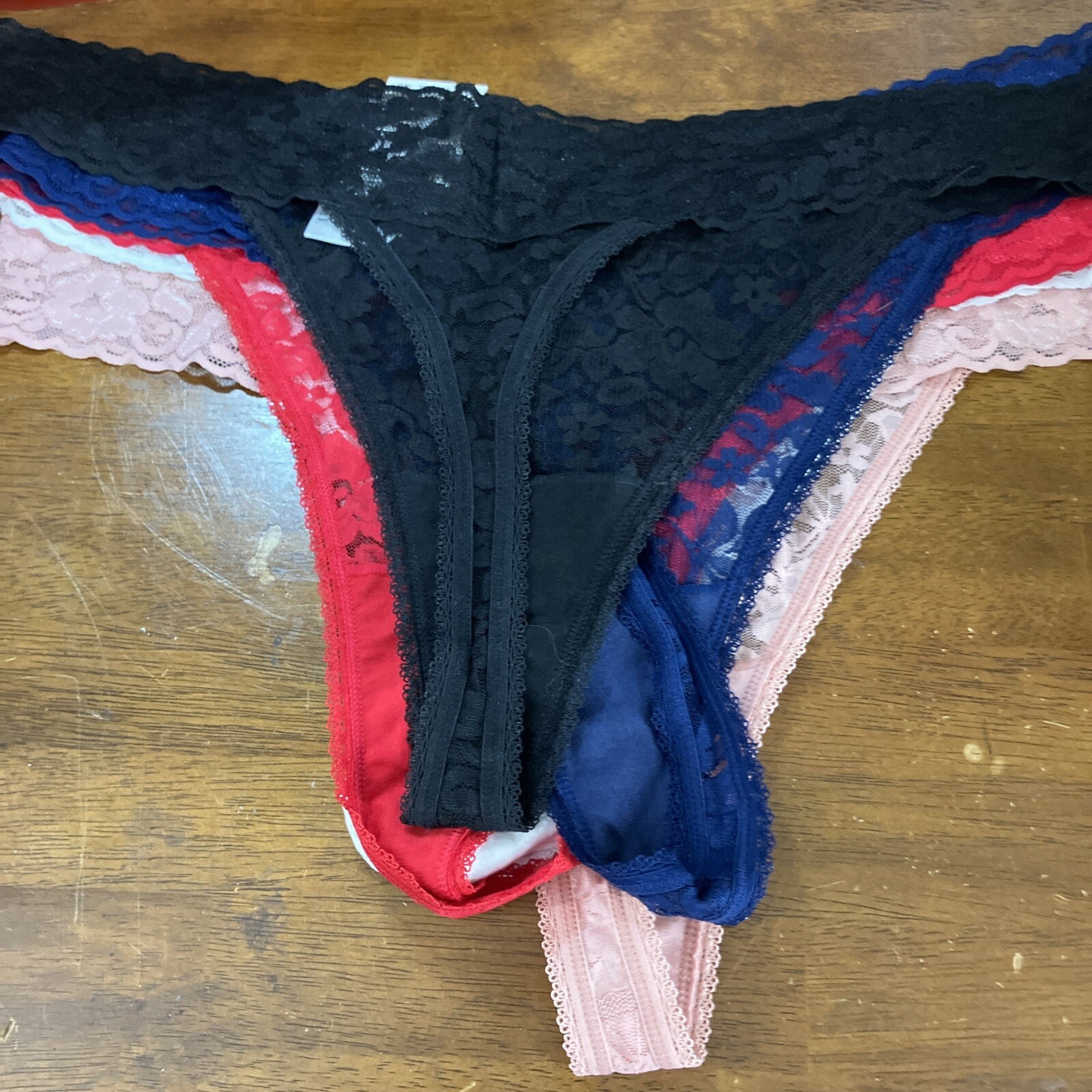 INC International Concepts Thong Panties Womens Size XXL Mixed Colors 5 Pack