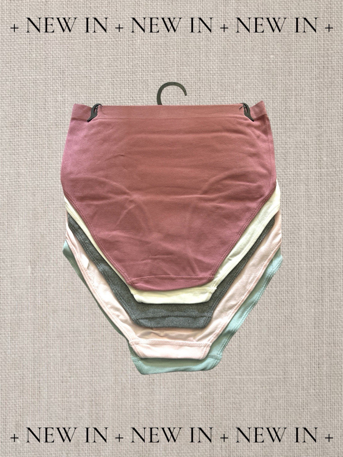 Kathy Ireland 5 Pck Multicolor Comfort Seamless Briefs PLUS SIZE 1X- GREAT FIT !