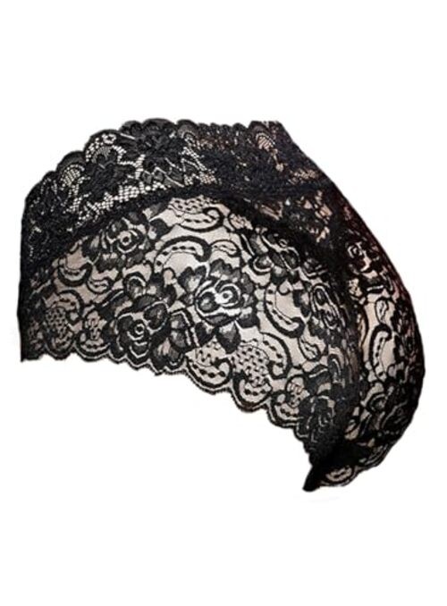 Sissy Pouch Panties for Men Lace Hipster Panty Underwear Briefs X-Large Black