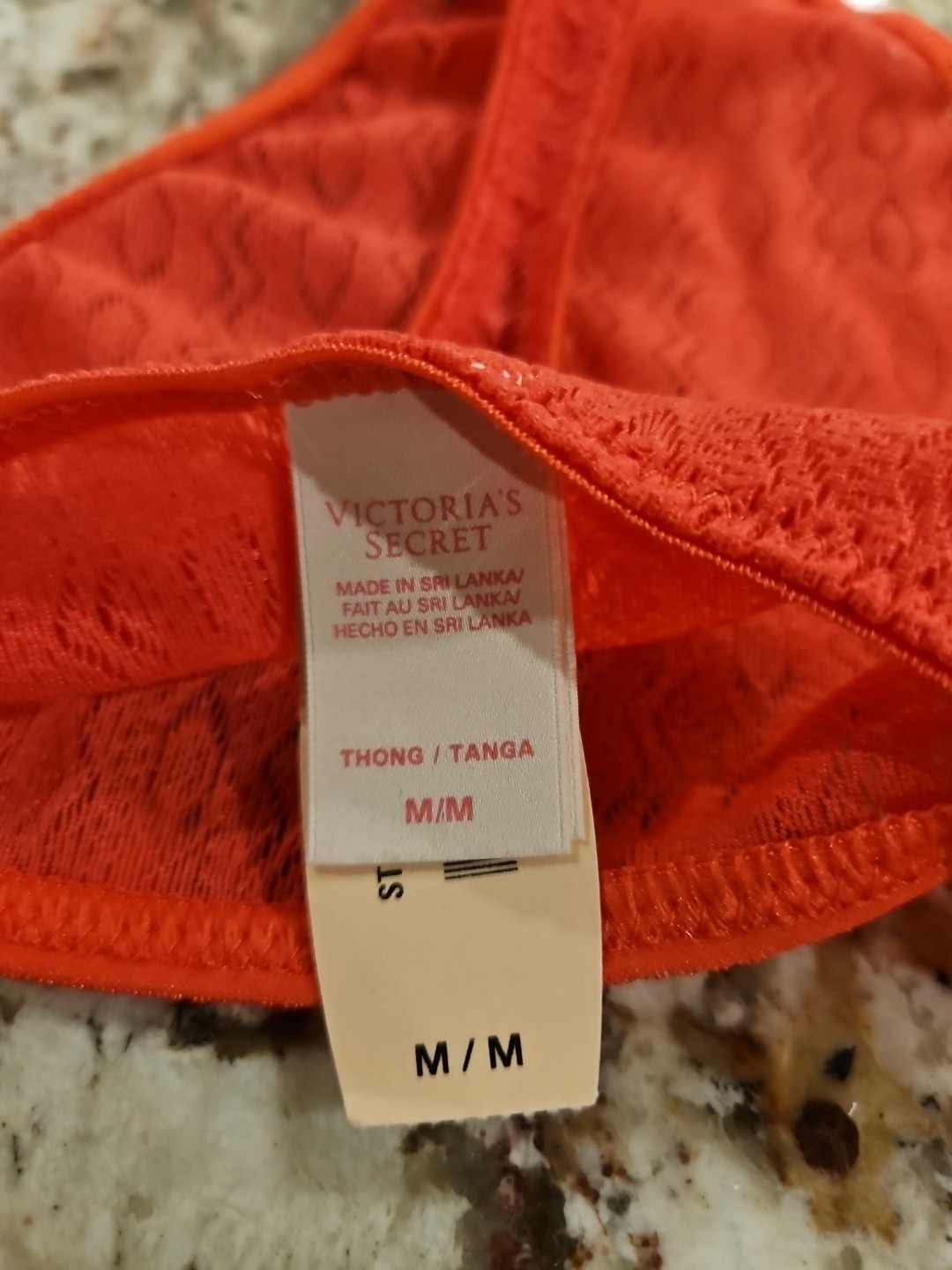 True Vintage Victoria’s Secret Soft Sexy See-through Thong Panties Medium