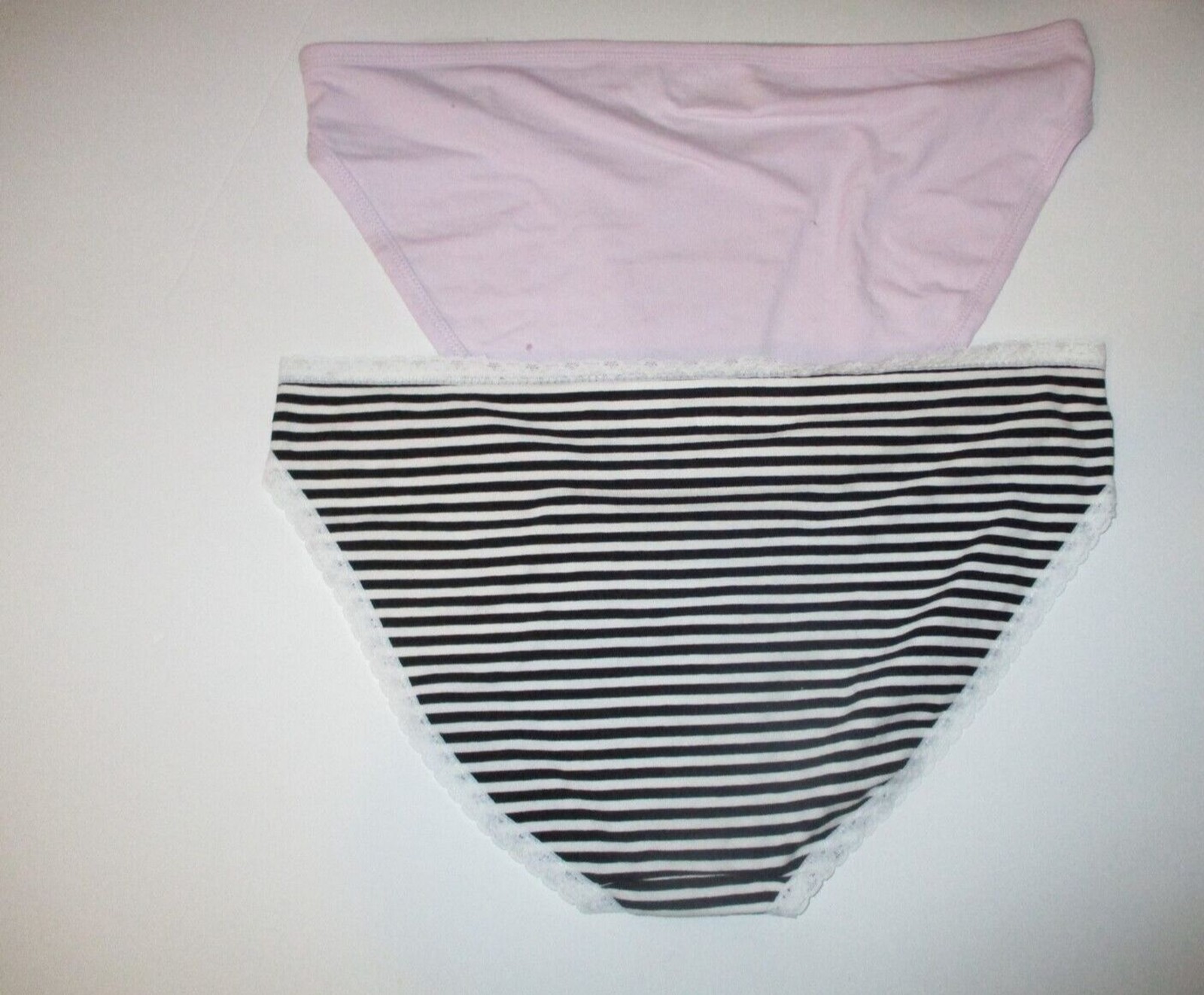 Jenni Womens Sz XL Lace Trim Cotton Bikini Brief Thong Panty Lot of 7