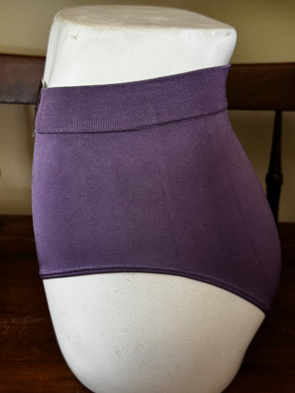 WACOAL 838175 GRAPE COMPOTE PURPLE ~ B-SMOOTH FULL BRIEF PANTIES ~ XL