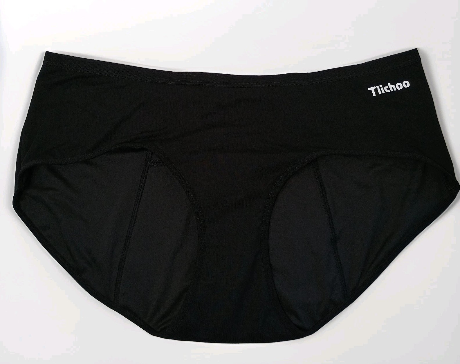 Tiichoo Women’s 2XL Black Heavy Menstrual Cycle Underwear Ladies Padded Panties