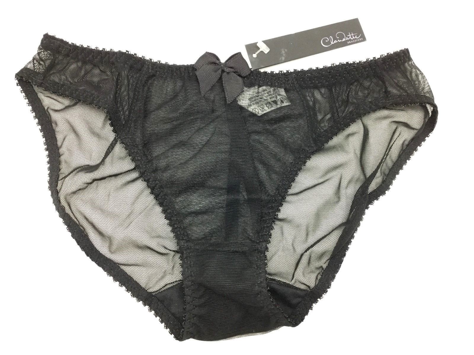 Claudette Brassiere Dessous Mesh Bikini Panty Sexy Lingerie Panties Royal Black