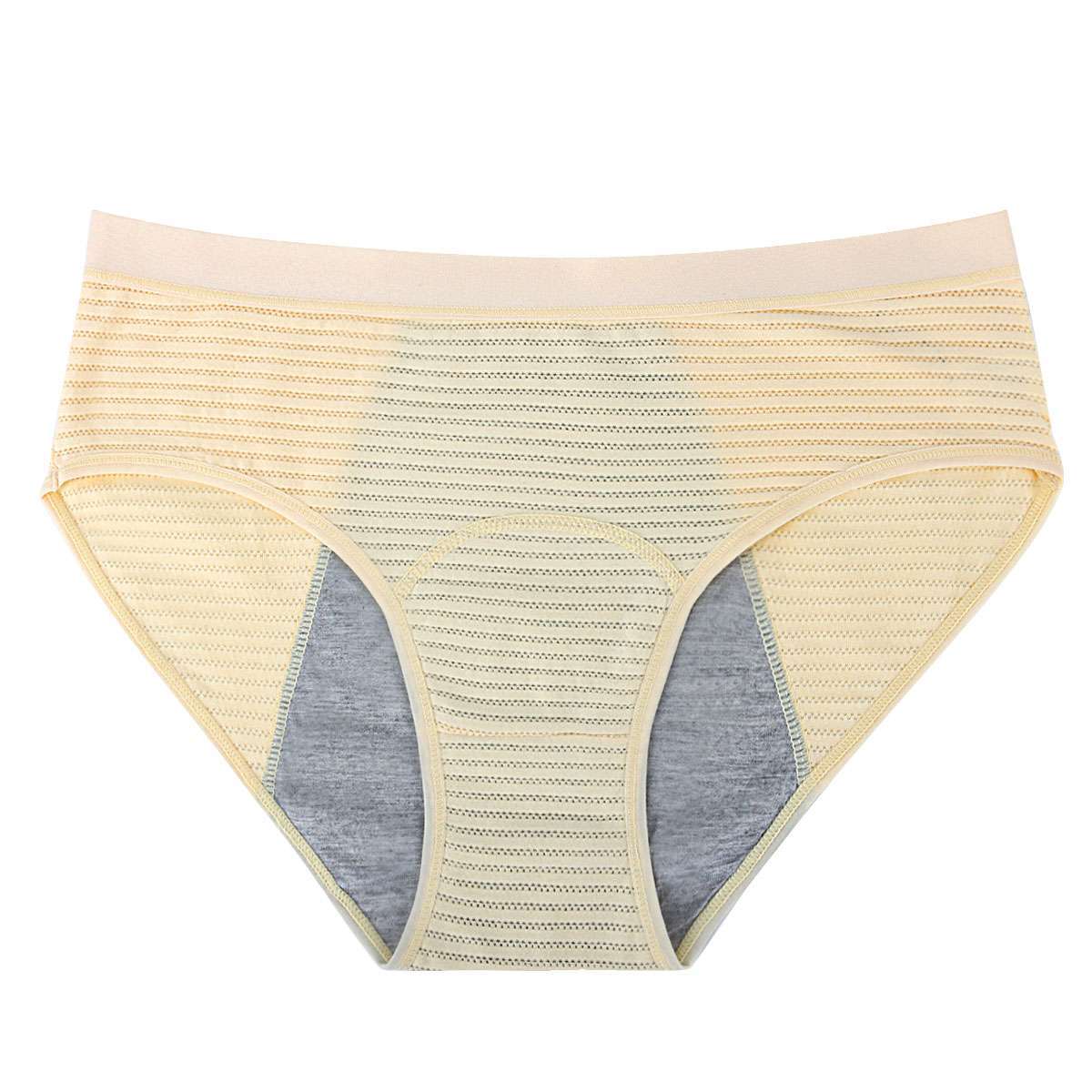 1/4Pack Womens Cotton Period Panties Leakproof Underwear Menstrual Briefs Panty