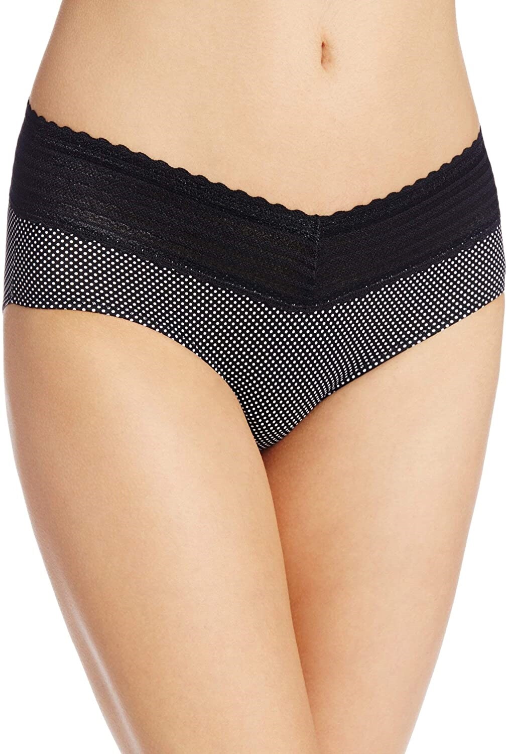 Warner’s Women’s 243459 No Pinching Lace Hipster Panty Underwear Black Size L