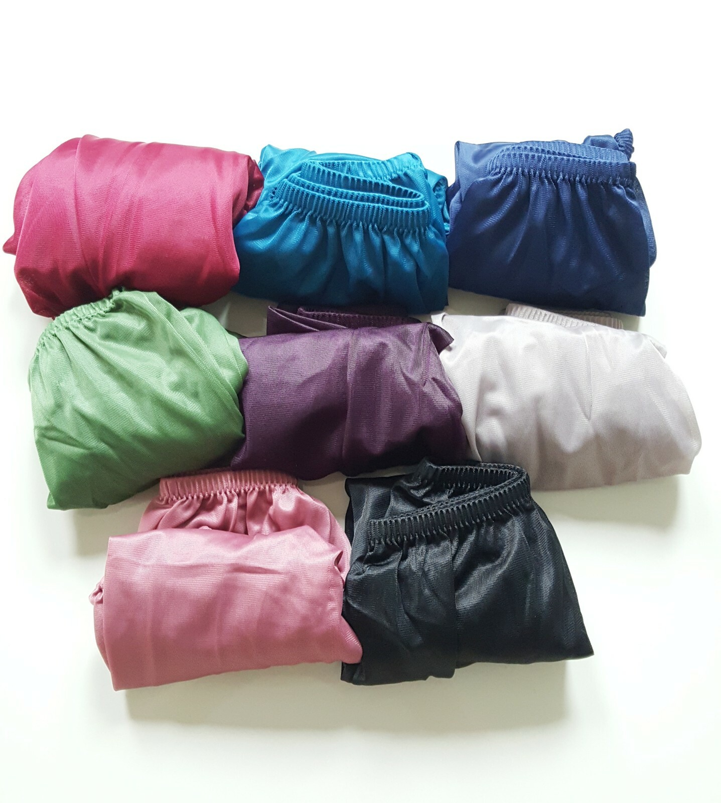 XXL Plus Size Nylon Panties Briefs Men Comfort Soft Granny 2XL Waist 24-39″ Lot