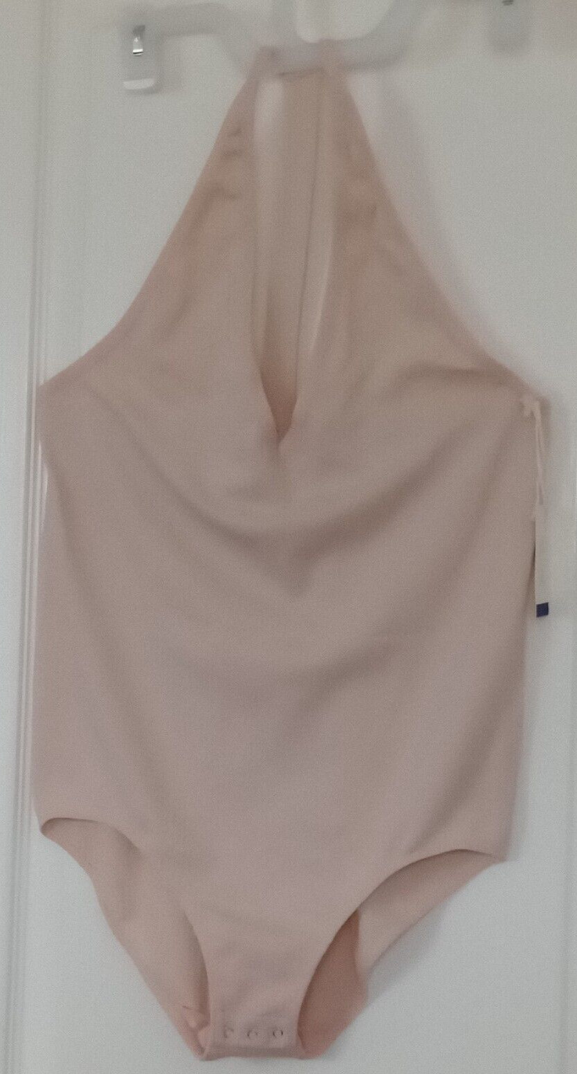 NWT JASMINE & GINGER INTIMATES LINGERIE BODYSUIT SNAP CROTCH T~BACK SIZE L/7
