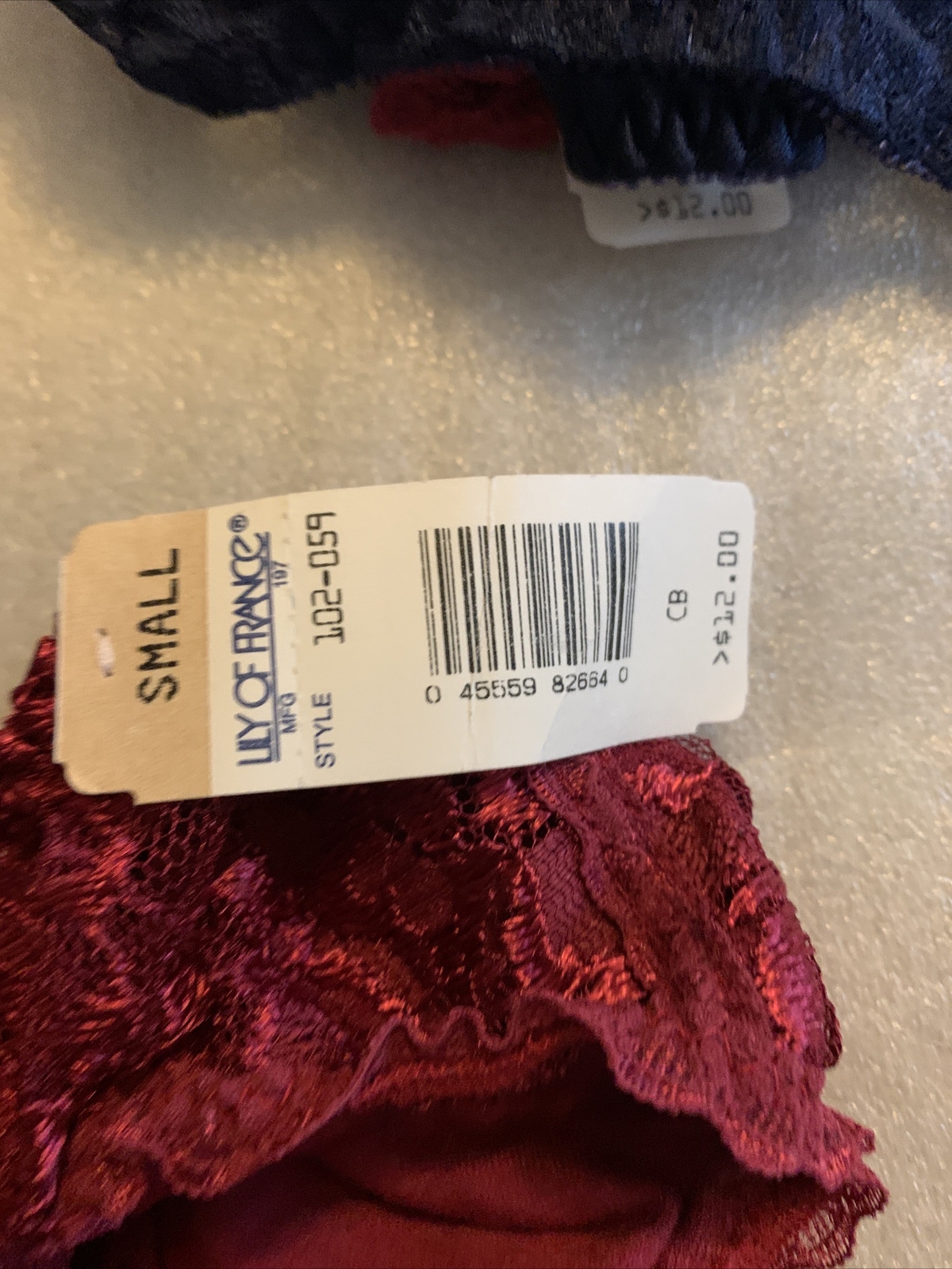 NWT Lily Of France Women’s Lace Panties Size S