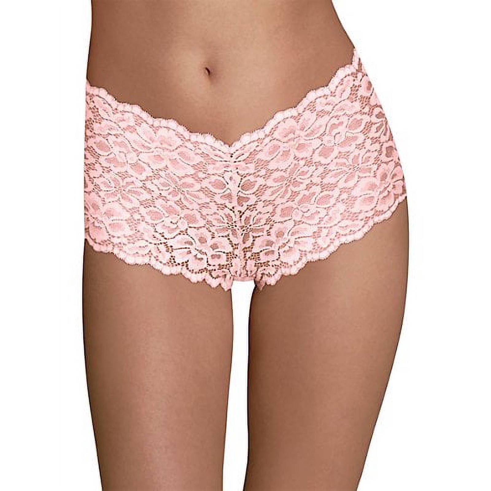 LOT OF 5 MAIDENFORM SZ M/6 Lace Pink Boyshort LACEY & SEXY Panty NWT Underwear