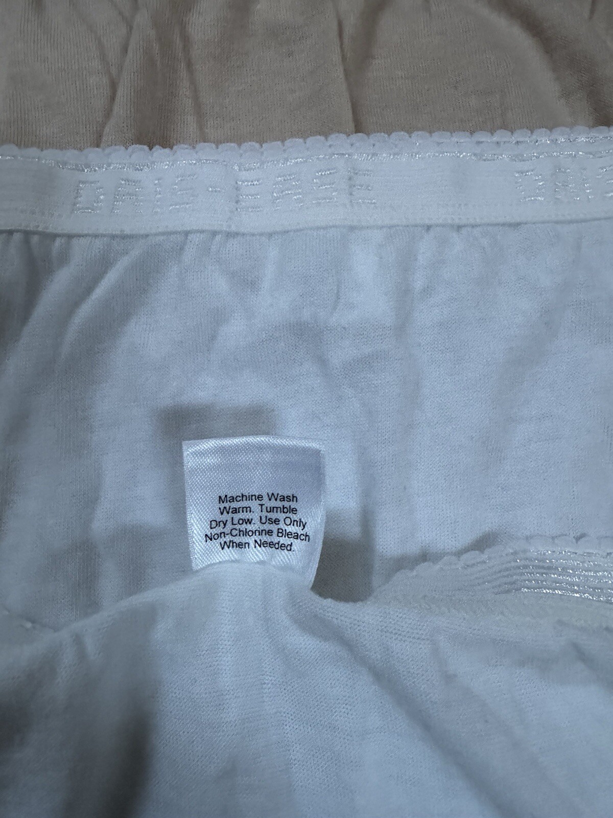 Lot Of 6 Dais Ease Brand Polyester/CottonPanties High Waisted, Size 11