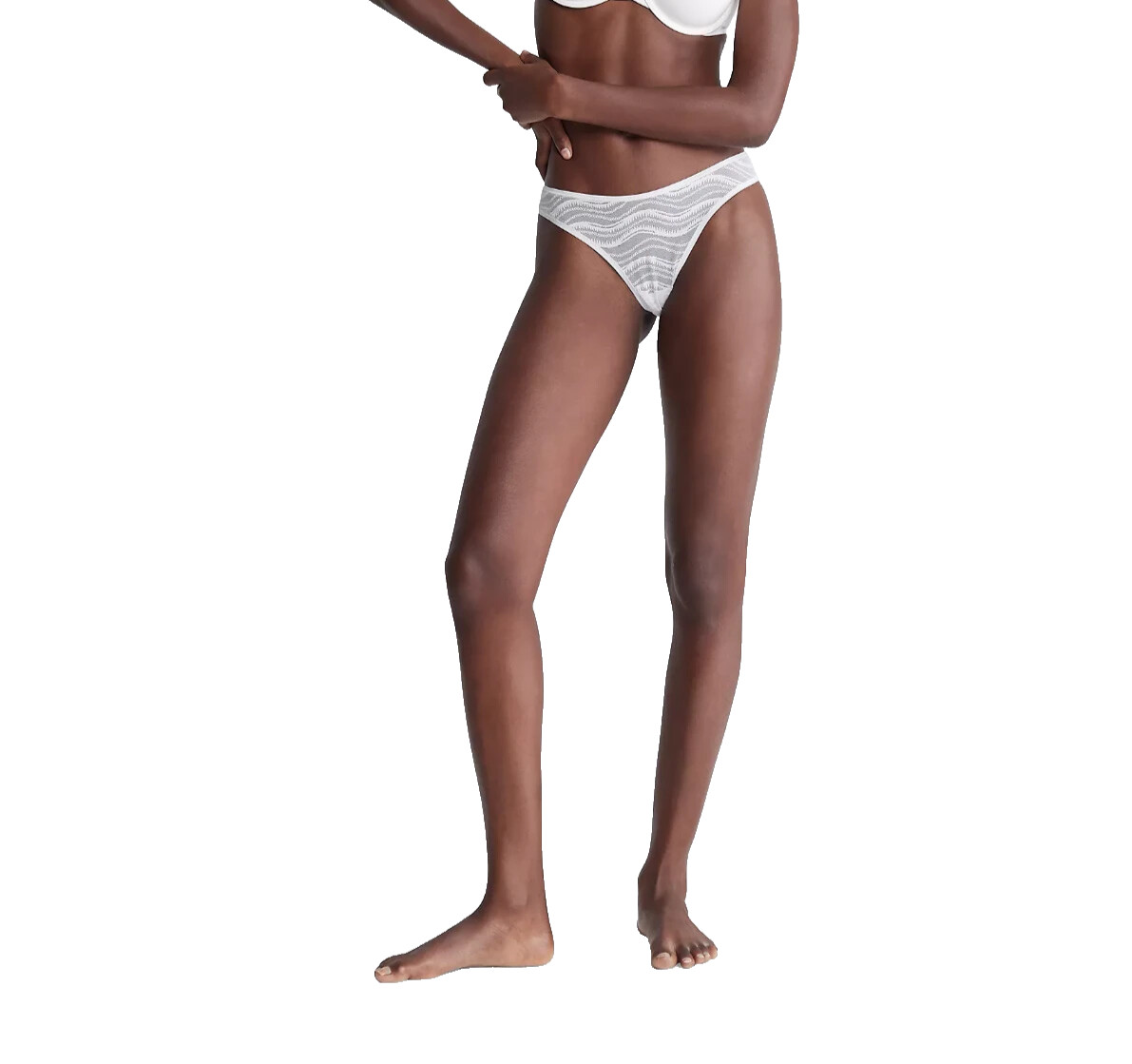 $$$Calvin Klein Size (X-LARGE) ALLOVER LACE BIKINI QD3972-060